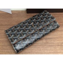 Goyard Varenne Long Flap Wallet Brown