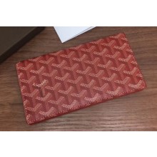 Goyard Richelieu Long Wallet Red