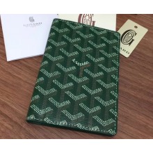 Goyard Grenelle Passport Holder Wallet Green