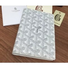 Goyard Grenelle Passport Holder Wallet White