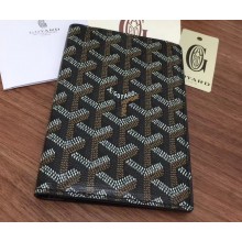 Goyard Grenelle Passport Holder Wallet Black