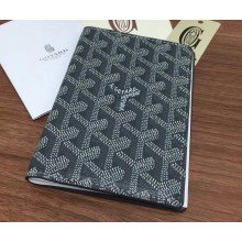 Goyard Grenelle Passport Holder Wallet Gray