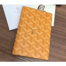 Goyard Grenelle Passport Holder Wallet Yellow