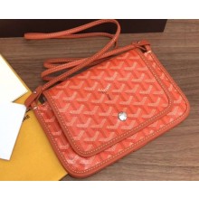 Goyard Plumet Wallet Clutch Bag with Strap Orange