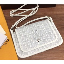 Goyard Plumet Wallet Clutch Bag with Strap White