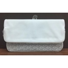 Goyard Sainte Marie Clutch Bag White