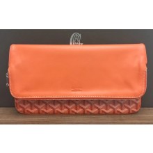 Goyard Sainte Marie Clutch Bag Orange