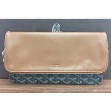 Goyard Sainte Marie Clutch Bag Brown