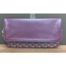 Goyard Sainte Marie Clutch Bag Burgundy