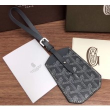 Goyard Luggage Tag Bag Charm Gray