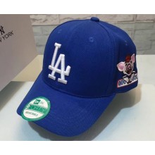 Los Angeles Dodgers Baseball Hat Cap Pig Blue