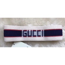 Gucci Elastic Stripe Headband 499681 Blue