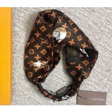 Louis Vuitton Catogram Headband Brown