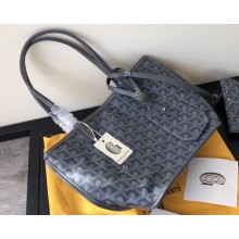 Goyard Anjou Reversible Tote Mini Bag Gray