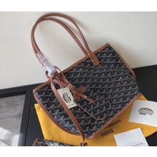 Goyard Anjou Reversible Tote Mini Bag Brown