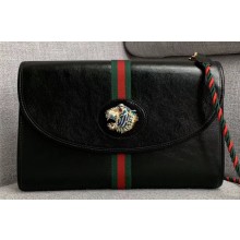 Gucci Web Rajah Medium Shoulder Bag 564697 Black 2019