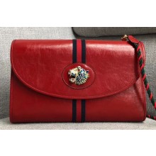 Gucci Web Rajah Medium Shoulder Bag 564697 Red 2019