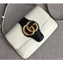 Gucci Arli Small Shoulder Bag 550129 White/Black 2019