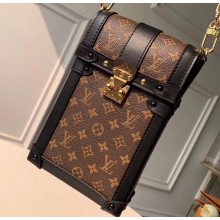 Louis Vuitton Trunks Phone Holder Mini Chain Bag M63913 Monogram Canvas 2019