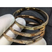 Cartier Real 18K love bracelet small model with diamond-paved