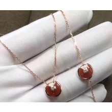 Cartier Real 18k amulette de bracelet with diamond XS model Red