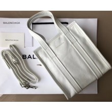 Balenciaga Bazar Shopper XXS Shopping Tote Bag White