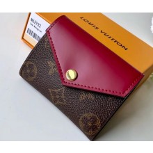 Louis Vuitton Monogram Canvas Zoé Wallet M62932 Fuchsia 2019