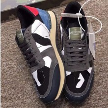 Valentino Camouflage Rockrunner Sneakers For Woman/Men 04