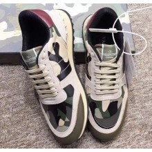 Valentino Camouflage Rockrunner Sneakers For Woman/Men 05