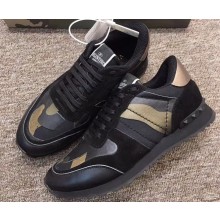 Valentino Camouflage Rockrunner Sneakers For Woman/Men 12