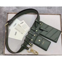 Fendi Multi-accessory Leather Belt Bag Green 2019