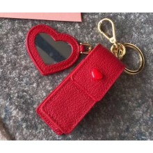 Miu Miu Madras Love Trick 5TL359 Red 2019