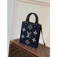 LOUIS VUITTON BICOLOR Monogram Empreinte LEATHER Sac plat BAG M57937