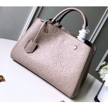 Louis Vuitton Monogram Empreinte Leather Montaigne MM Bag M43929 Vison
