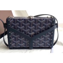 Goyard Minaudiere Trunk Case Bag Dark Blue 2019