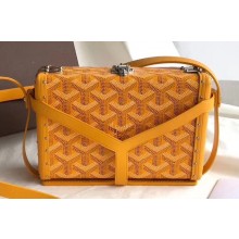 Goyard Minaudiere Trunk Case Bag Yellow 2019