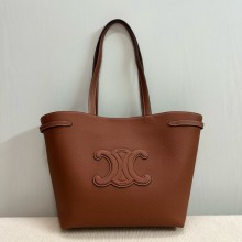 CELINE MEDIUM CABAS ANAÏS CUIR TRIOMPHE in Grained calfskin TAN 2024