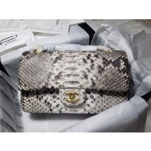 Chanel Python Classic Flap Medium Bag A1112 06