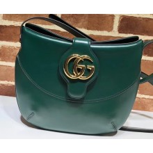 Gucci Double G Arli Medium Shoulder Bag 568857 Green 2019