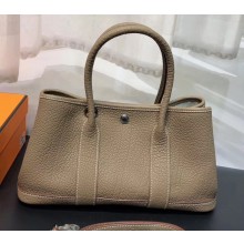 Hermes Leather Mini Garden Party Bag Camel