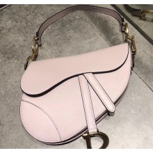 Dior Saddle Grained Calfskin Bag Off White 2019