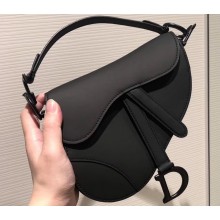 Dior Saddle Grained Calfskin Bag So Black 2019