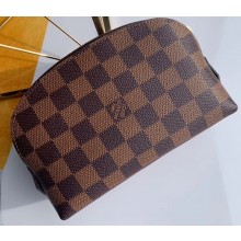 Louis Vuitton Cosmetic Pouch PM Bag Damier Ebene Canvas N47516