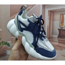 MCM Himmel Low Top Sneakers White/Blue 2019