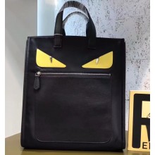 Fendi Bag Bugs Shopping Tote Bag Black/Yellow Eyes 2019