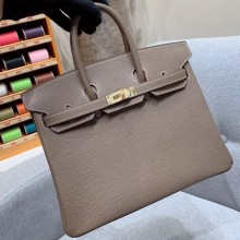 Hermes Birkin 25cm Bag in Original Epsom Leather Elephant Gray