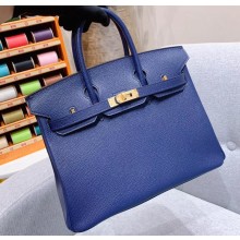 Hermes Birkin 25cm Bag in Original Epsom Leather Royal Blue