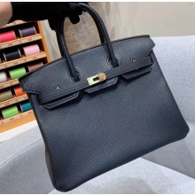 Hermes Birkin 25cm Bag in Original Epsom Leather Black