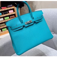 Hermes Birkin 25cm Bag in Original Epsom Leather Turquoise