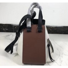 Loewe Classic Calf Hammock Small Bag Brown/White/Black